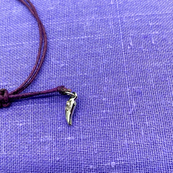 Vintage Fossil adjustable hamsa 🪬 bracelet with leather straps 💜 - Picture 4 of 7